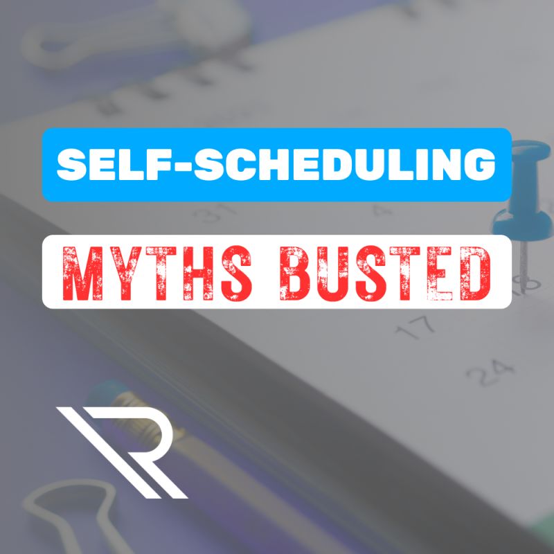 Image text: Self-Scheduling Myths Busted